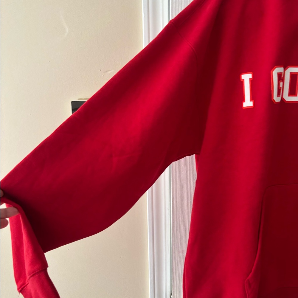 Pegasus X Trippie Redd Collab “I GOT YOU” Men’s Red Hoodie Size XL BRAND NEW - Picture 3 of 14